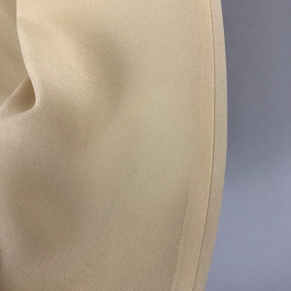 NEW J Crew Cream Silk Ruffle Blouse Tank Top - Picture 5 of 5